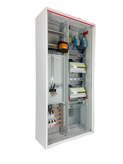 Typ 26.2 | ABB Striebel & John Zählerschrank verdrahtet | SLS | ÜSS | 2x FI | 12x B16